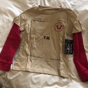 Kids True Religion long sleeve shirt, size 6
